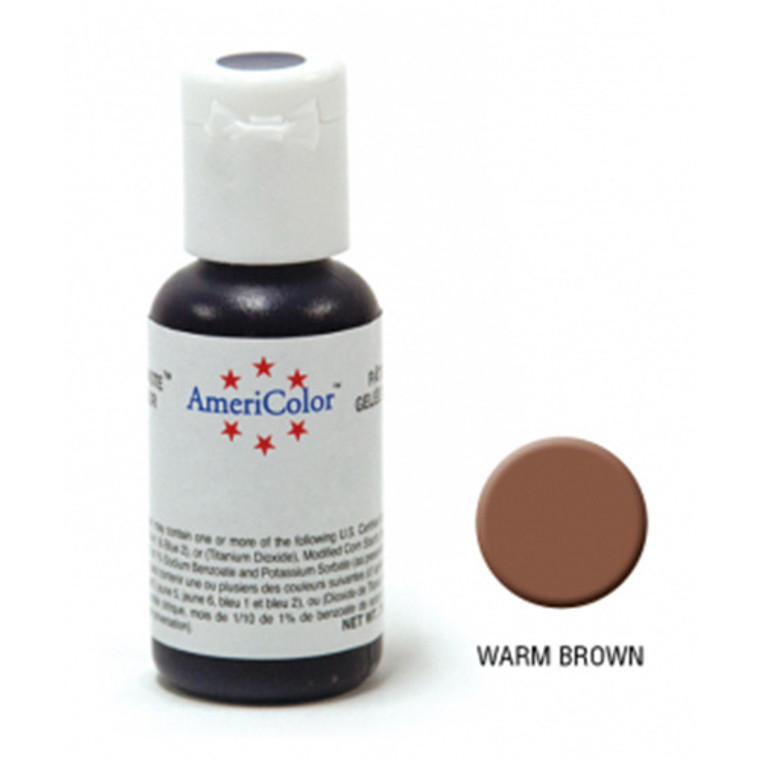 Americolour Gel Paste 21g - Warm Brown