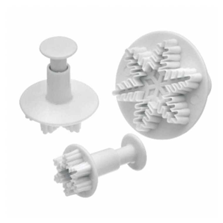 Mondo Cutters Plunger - Snowflake 3Pk