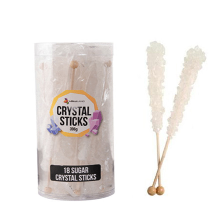 Crystal Candy Sticks-White 16pk
