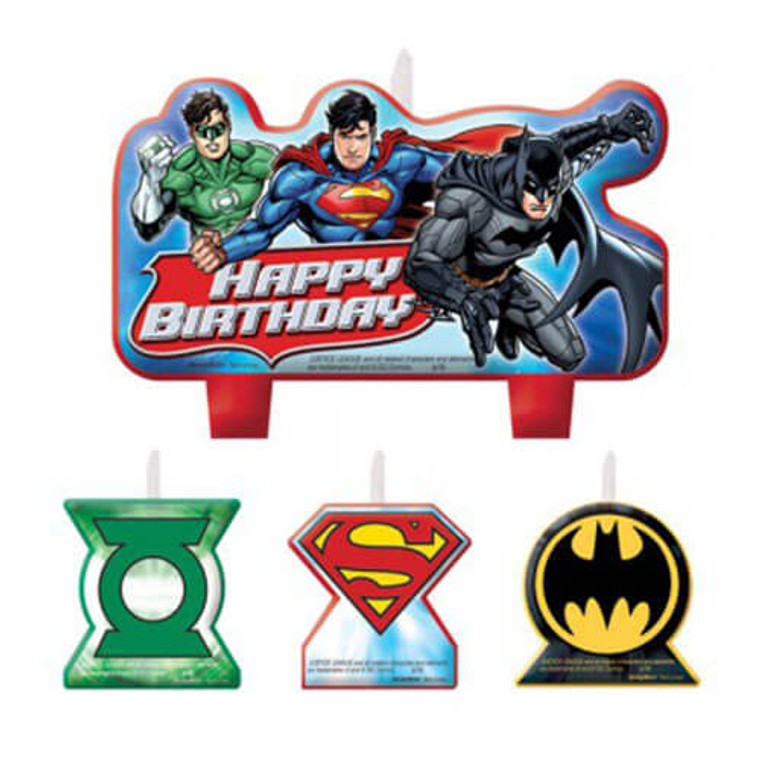 Justice League Birthday Candles Set