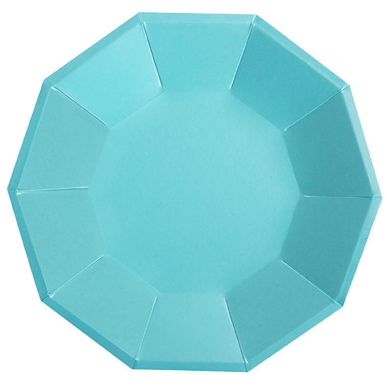 Luxe Blue Paper Dinner Plate 10pk