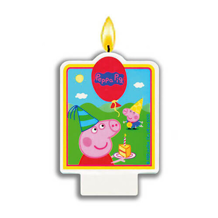 Peppa Pig Party - Flat Candle