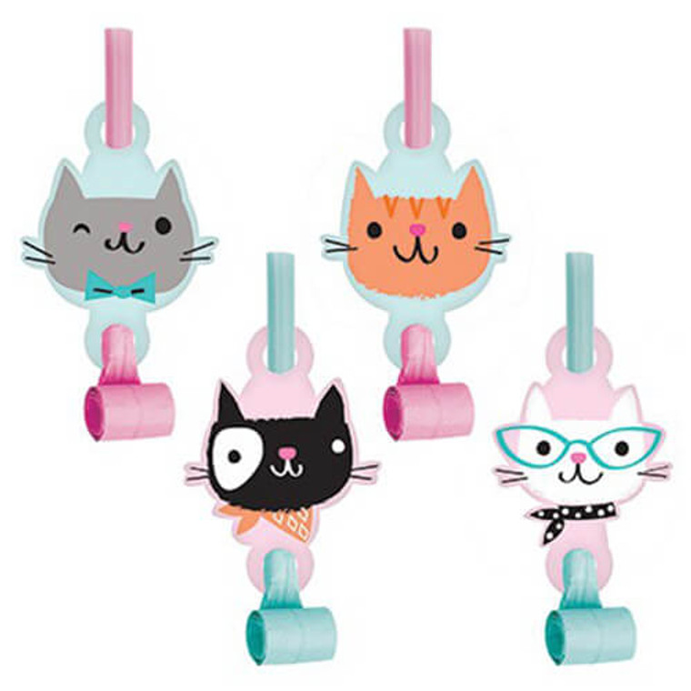 Purrfect Party Party Blowouts Pk of 8