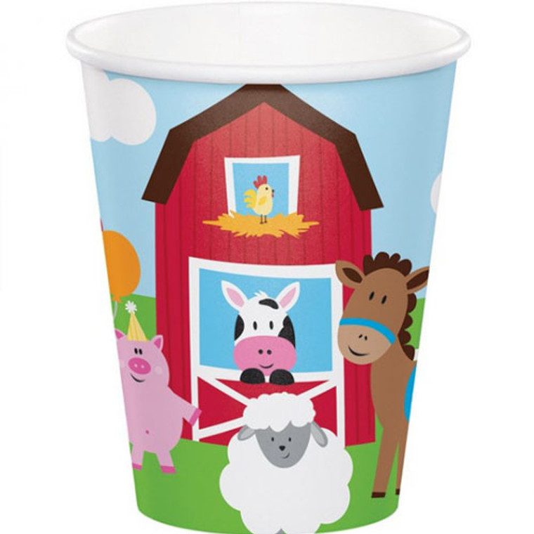 Farmhouse Fun Paper Cups 8pk