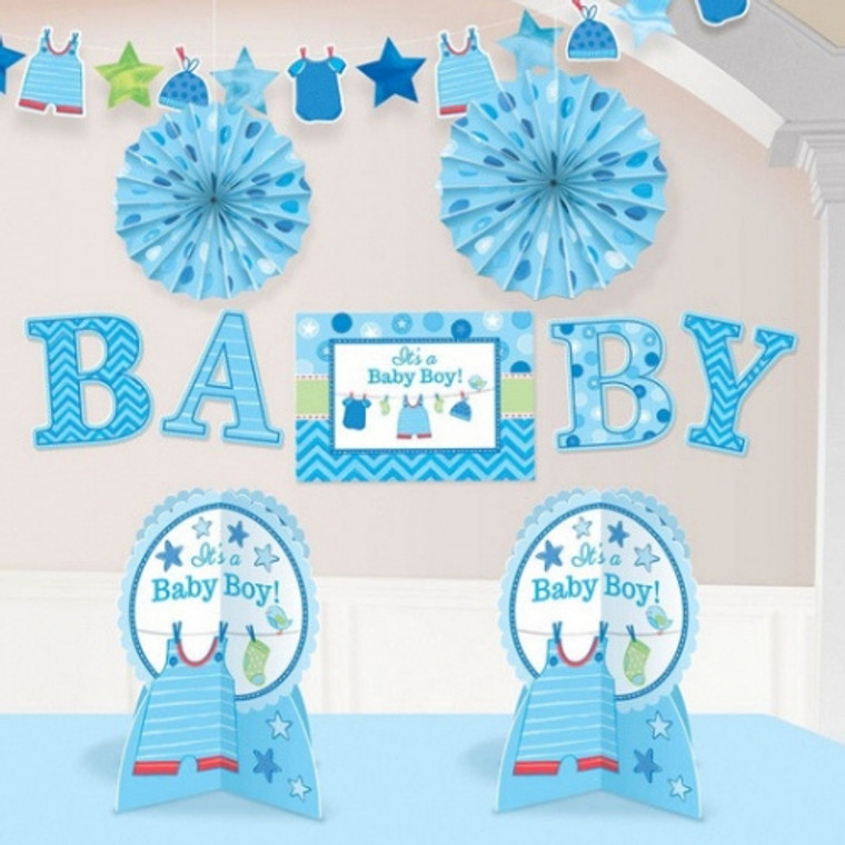 Shower With Love Boy Room Decorating Kit