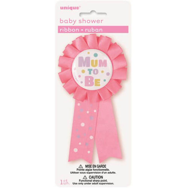 Baby Shower Mum To Be Award Ribbon