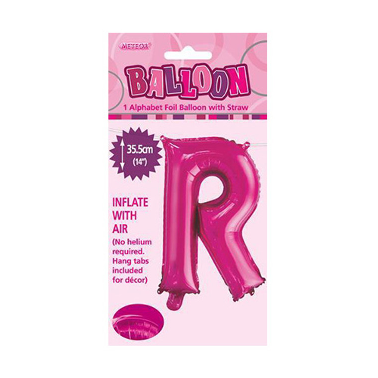 Hot Pink Alphabet Foil Balloon 35cm - R