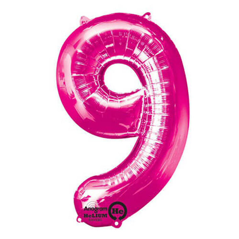 Megaloon Numeric 9 Pink