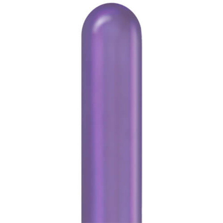 Latex Modelling Balloons - Chrome Purple (Ea)