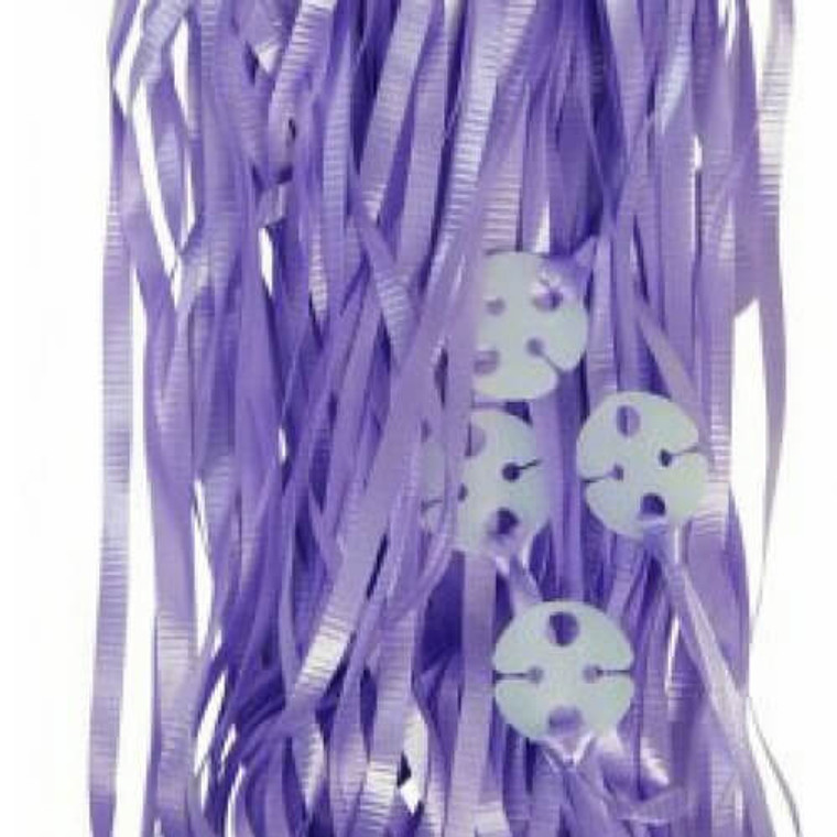 Lilac Pre-Cut Ribbons with Clips