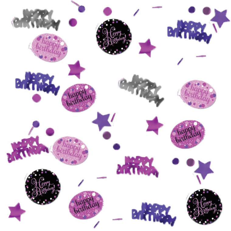 Pink Celebrations Happy Birthday Confetti 34g