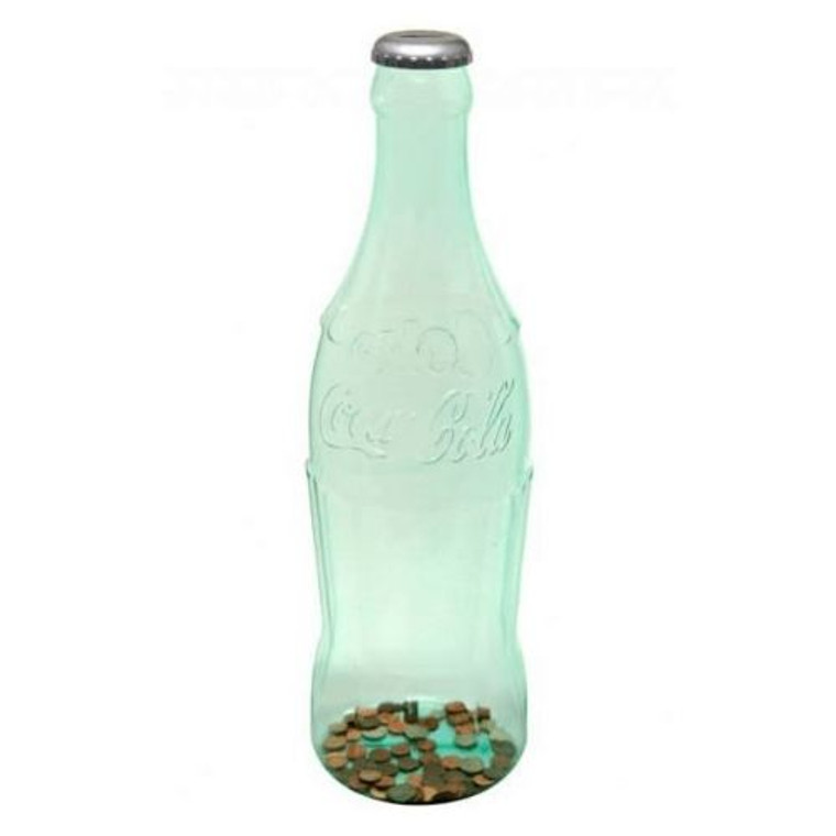 Large Coke Bottle Bank - Green