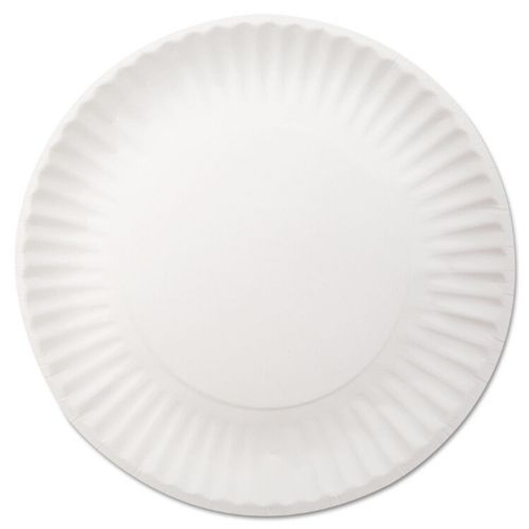 White Paper Banquet Plates - Pk 50