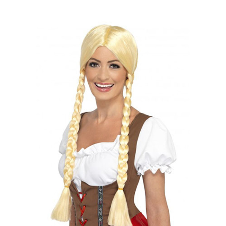 Womens Blonde Bavarian Beauty Wig