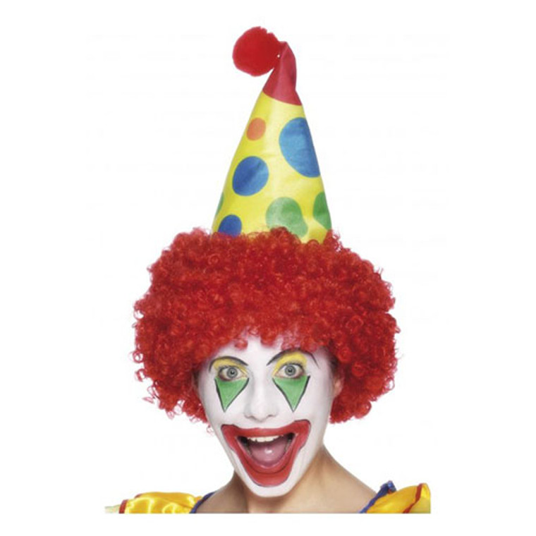 Clown Hat with Wig