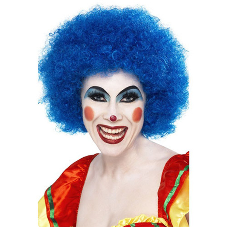 Clown Crazy Wig - Blue