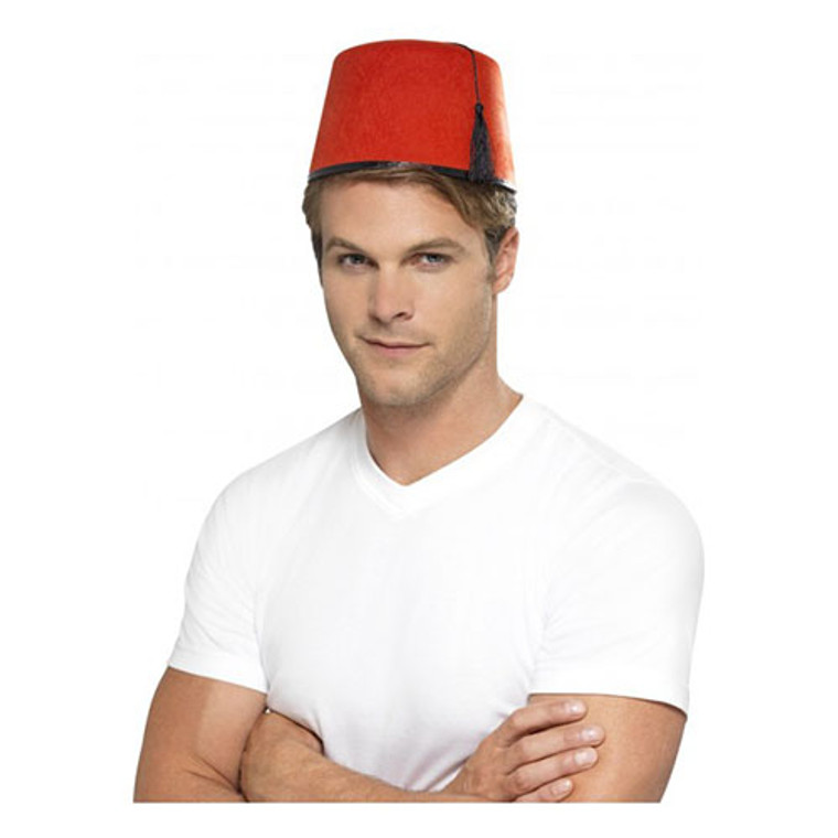 Fez Hat with Black Tassel