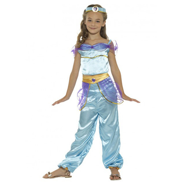 Blue Arabian Princess Costume