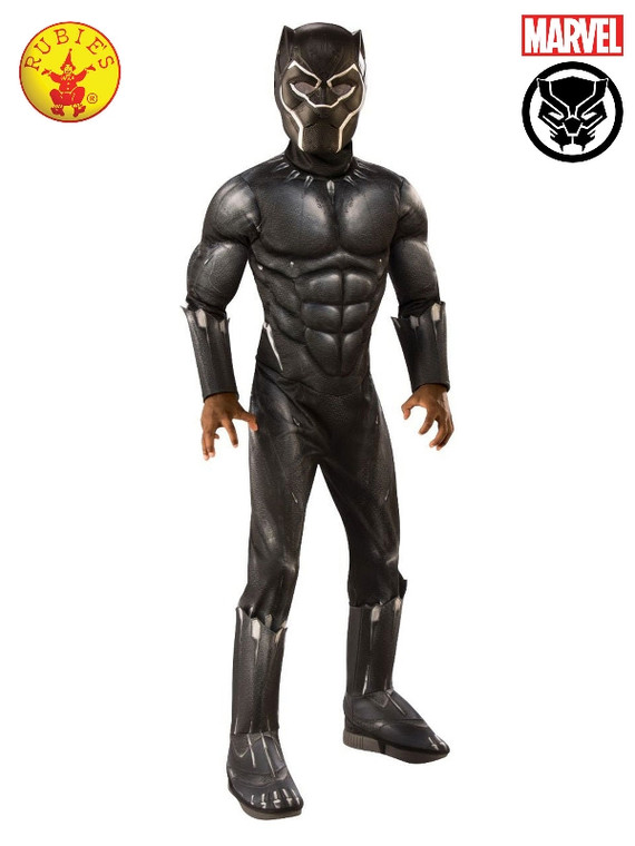 Black Panther Deluxe Kids Costume By Rubies