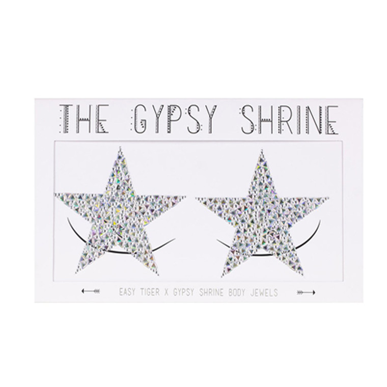 The Gypsy Shrine Star Body Jewels Silver