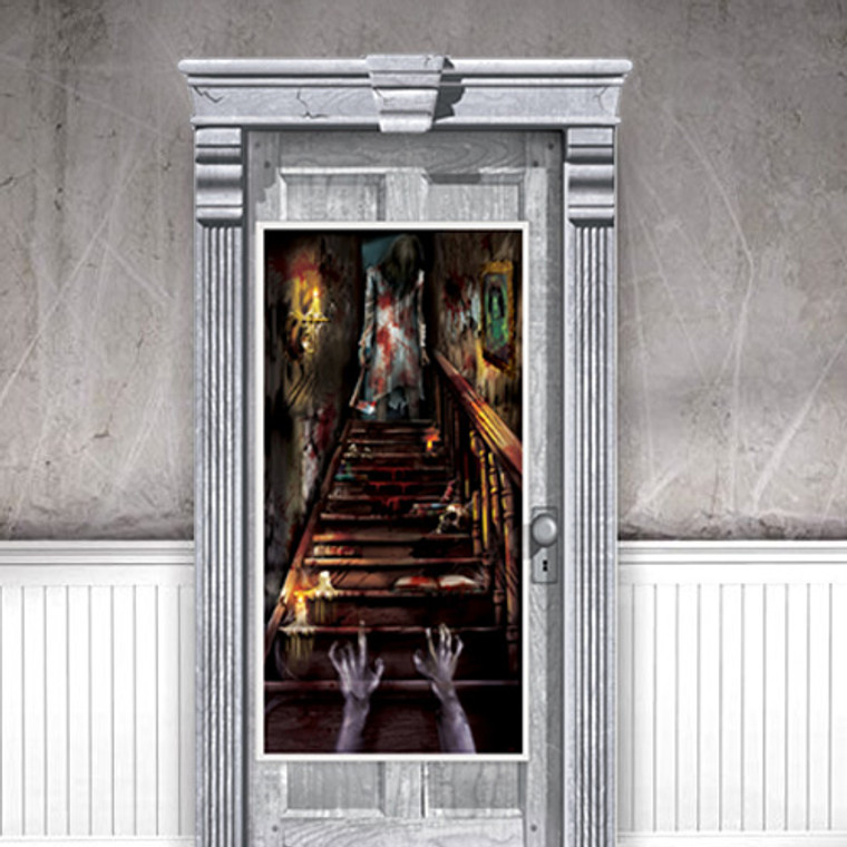 Haunted House Stairway Door Cover