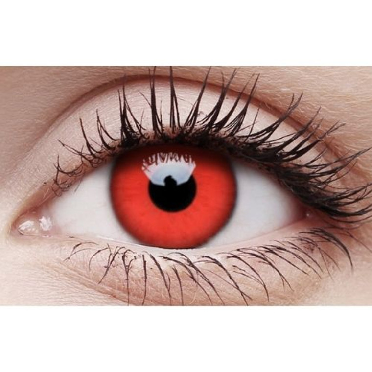 Red Devil Crazy Lens Contacts - Single Use