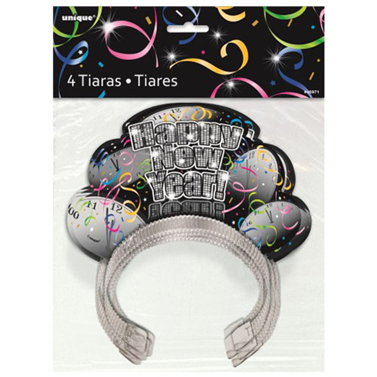 New Years Tiaras - Countdown Pk 4