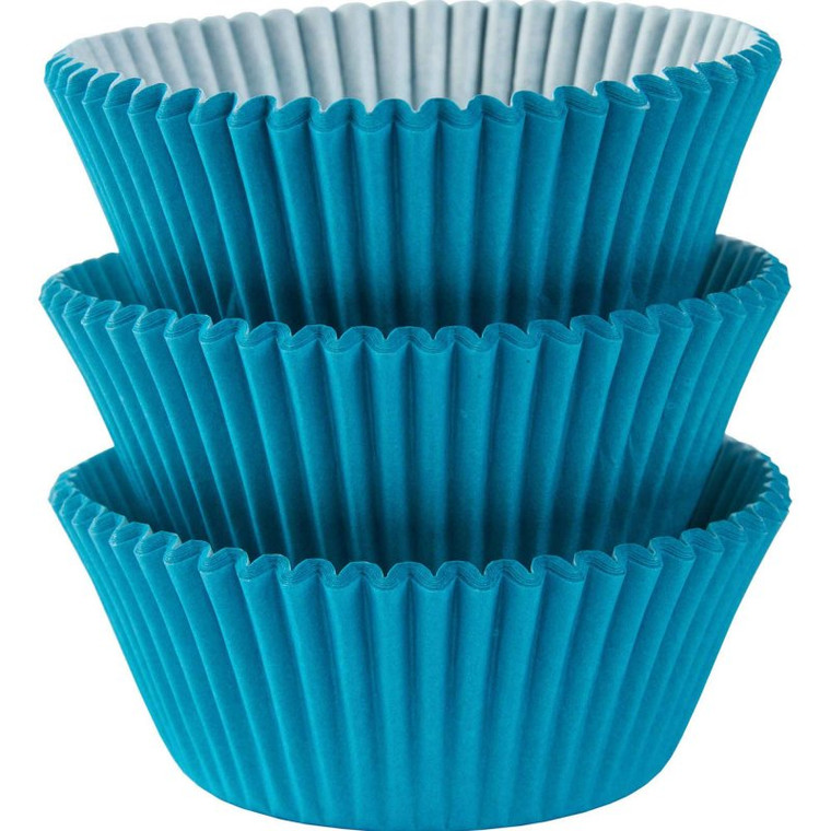 Cupcake Cases Large 75pk - Caribbean Blue