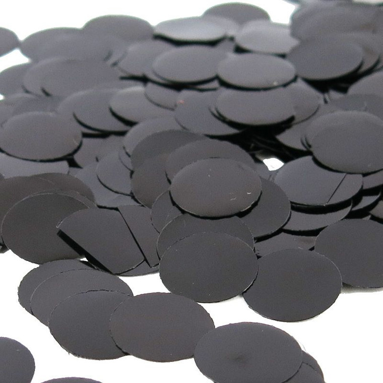 Metallic Black Confetti - 4cm (250G)