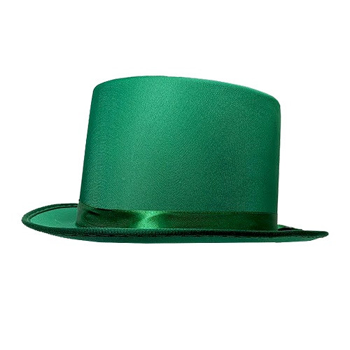Green Fabric Top Hat | Discount Party 