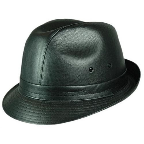 Leather Look Fedora Hat | Discount 