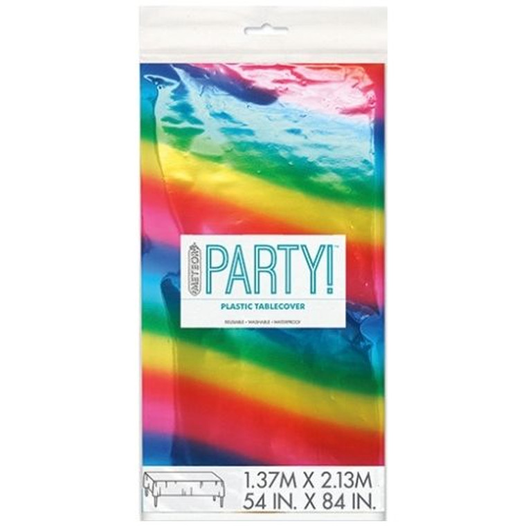 Tablecover Metallic Rainbow