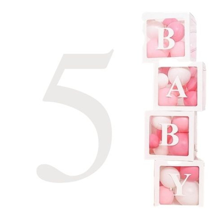 Number Stickers - 5 White 2pk