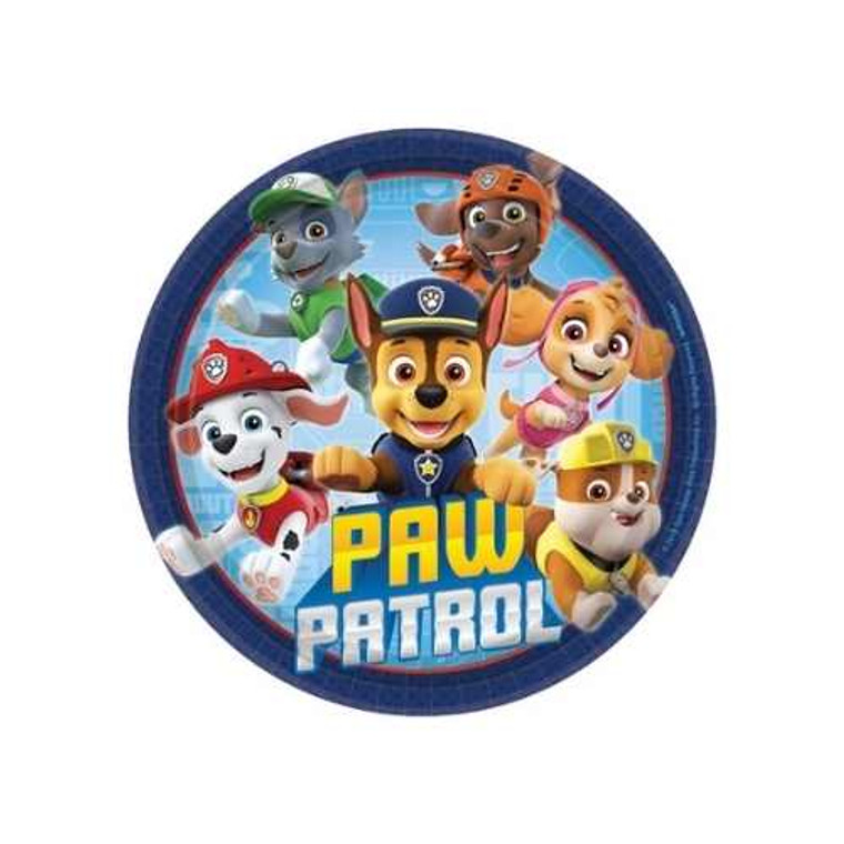 Paw Patrol Adventures Dessert Plates 8pk