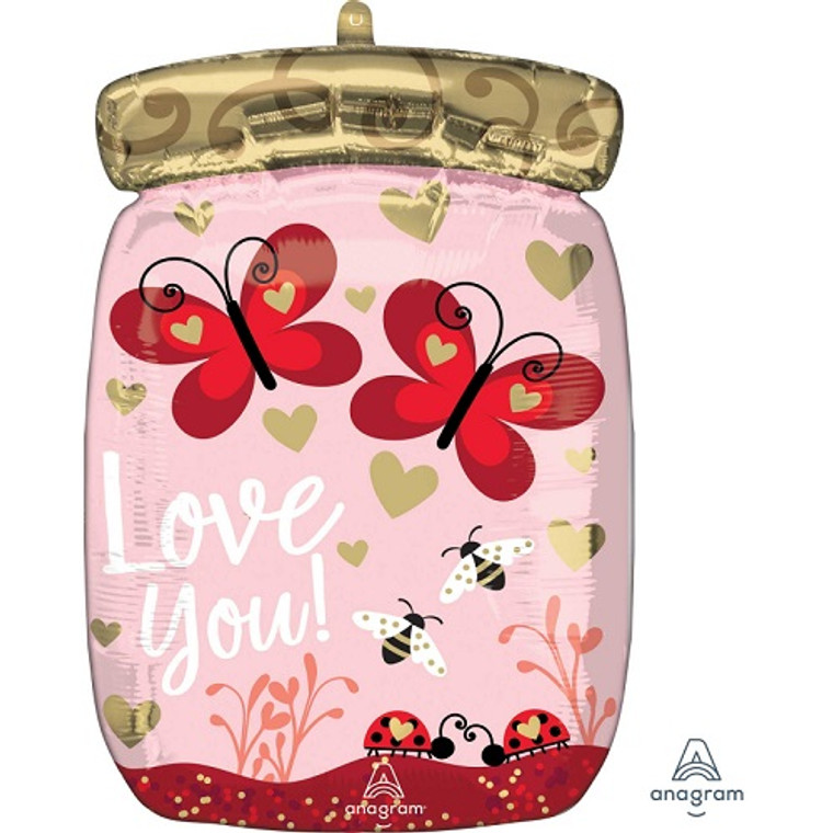 Love Bugs & Butterflies Foil Balloon - 30x43cm