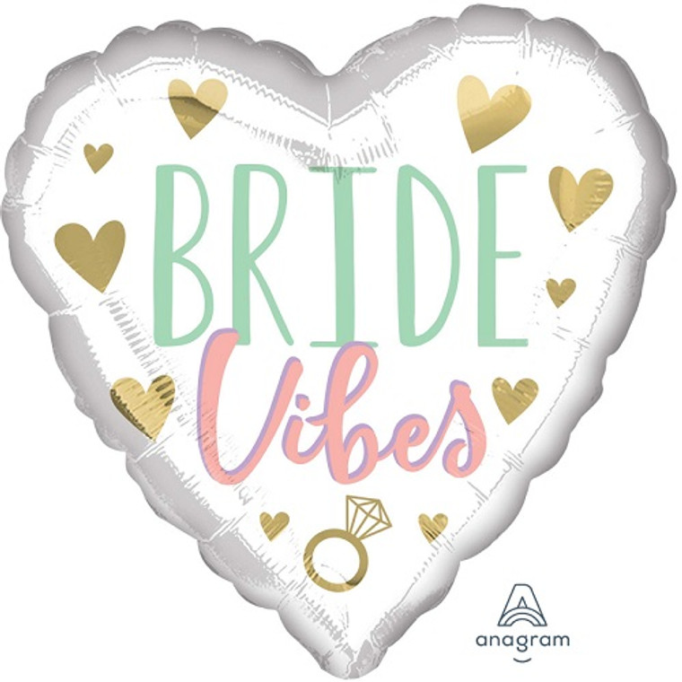 Bride Vibes Foil Balloon - 45cm