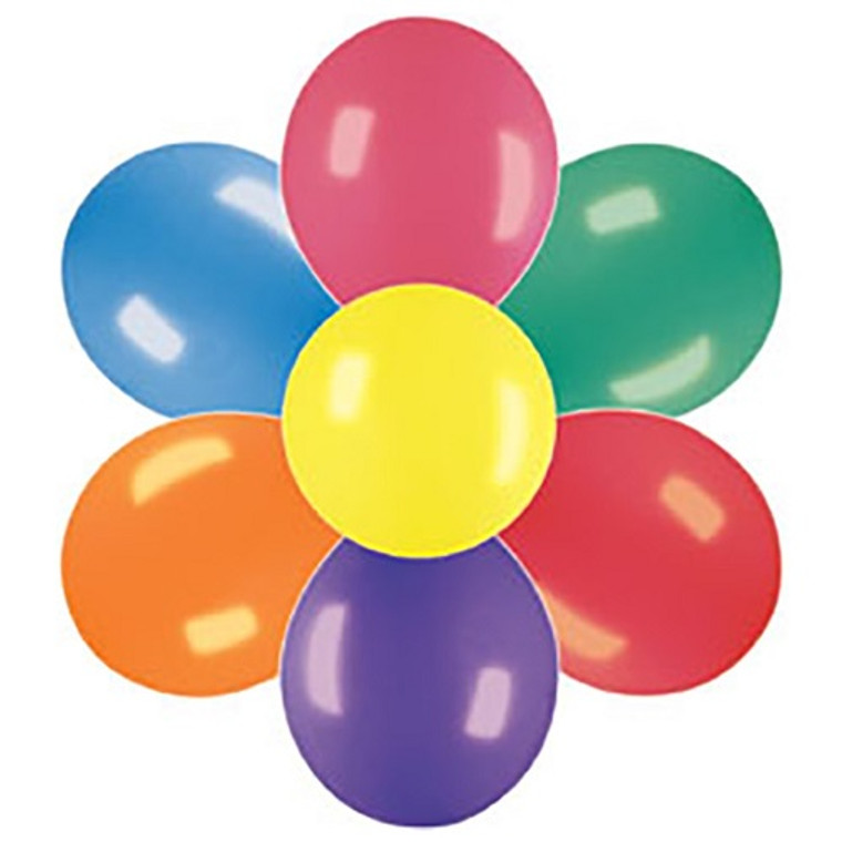 30cm Latex Balloons Shimmer Assorted 100pk