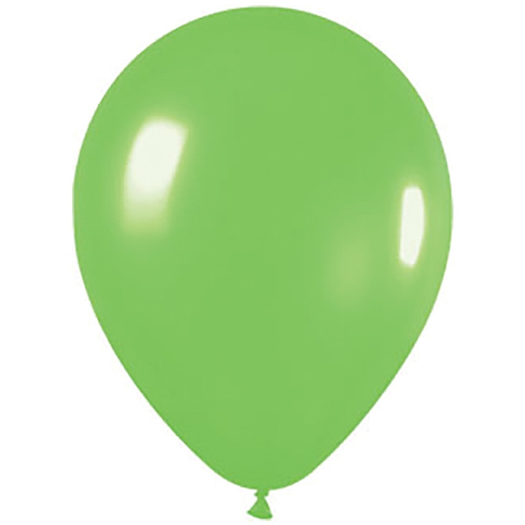 30cm Latex Balloons Matte Lime Green Each