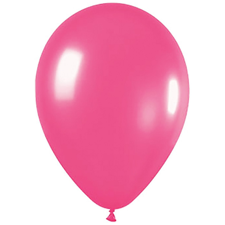 30cm Latex Balloons Matte Fuschia 100pk