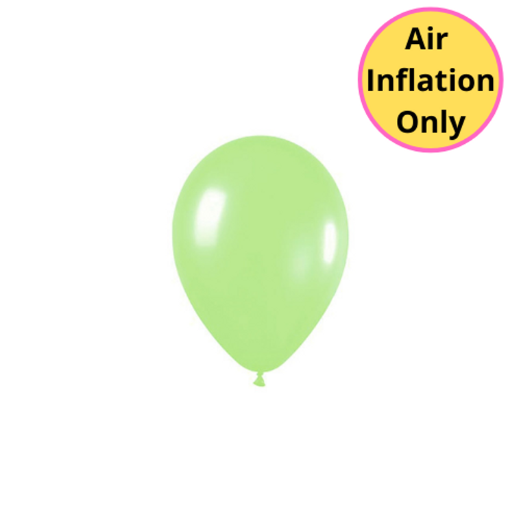 12cm Latex Balloons Shimmer Lime Green 100pk