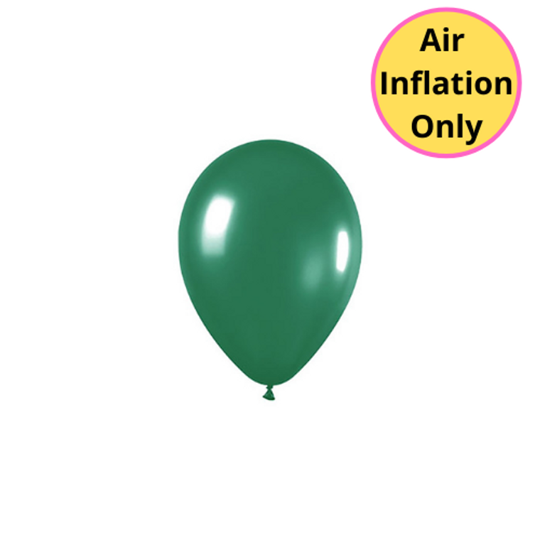 12cm Latex Balloons Matte Forest Green Each