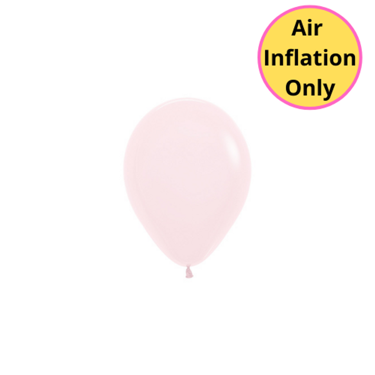 12cm Latex Balloons Matte Pastel Pink 100pk