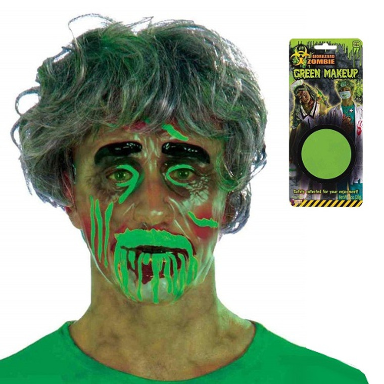 Green Zombie Makeup