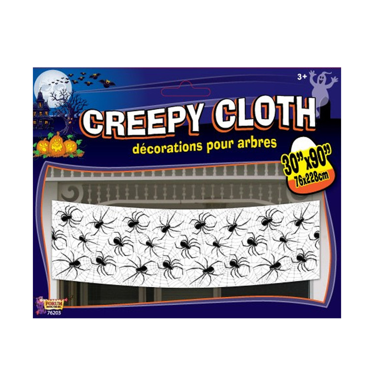 Creepy Spider Cloth 76x228cm