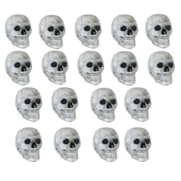 Mini Skull Decorations 18pk