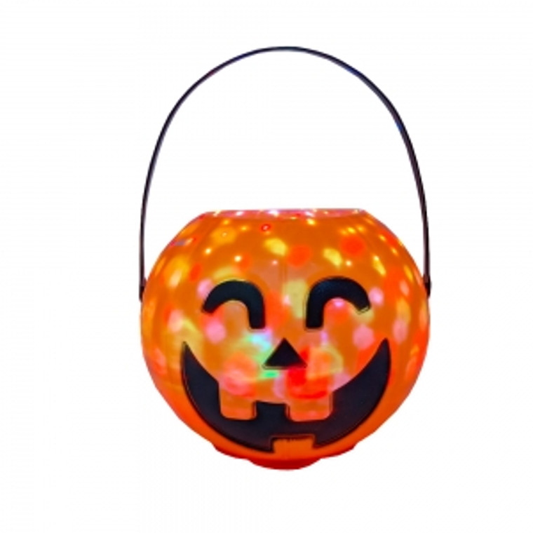 16X13cm LIGHT HALLOWEEN LOOT BUCKET W/SOUND