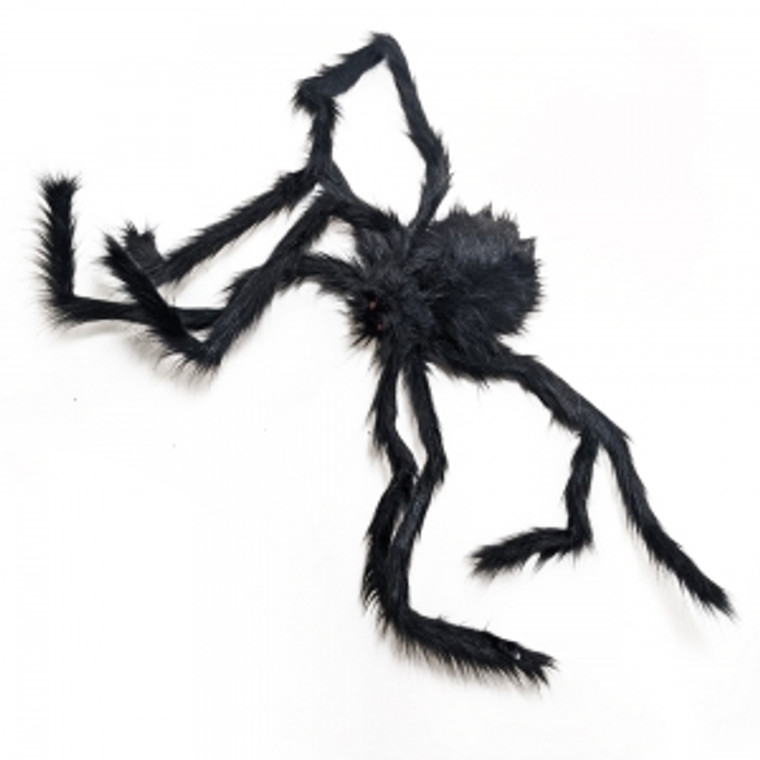 Large Black Spider, Light up w/Sound & Kicking Legs