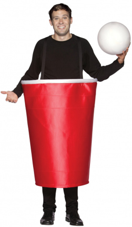 RED BEER PONG CUP COSTUME