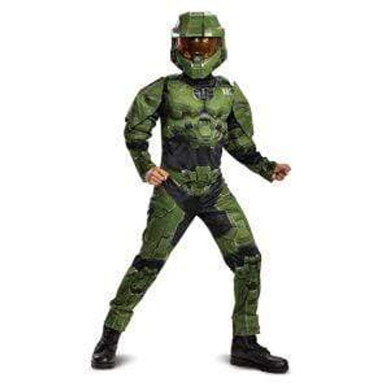 MASTER CHIEF INFINITE MUSCLE BOY COSTUME - L
