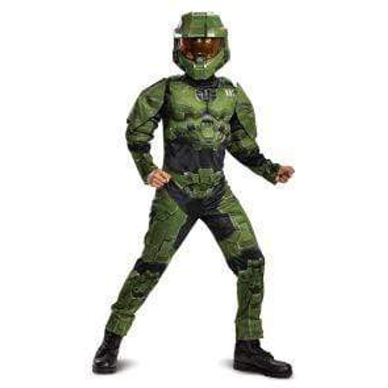 MASTER CHIEF INFINITE MUSCLE BOY COSTUME - M